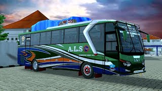 REVIEW MOD BUSSID SR1 LAGECY FULL ANIM DAN ACC  LIVERY BUS ALS