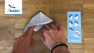 Anleitung: Origami-Vogel falten