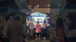 Street food street in Penang Malaysia