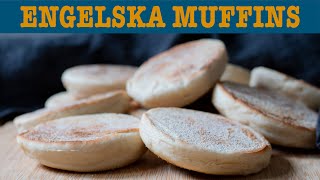 Engelska Muffins | Ett Platt Runt Bröd