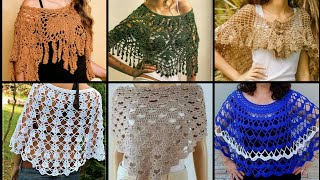 New top demanding crochet poncho - capshowle - cover up pattern design  granny square pattern