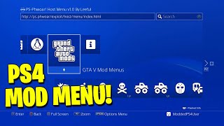 How To Install A GTA 5 PS4 STORY MODE Mod Menu NO USB OR PC! (PS4 MODDING)