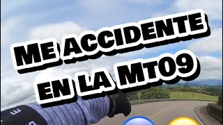 Me accidente en la Mt09 😭😱