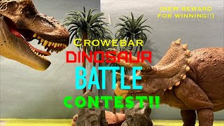 Crowebar Dino Battle Contest Trailer!! #jurassic #jurassicworld #stopmotioncontest #dinobattles