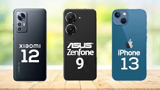 Xiaomi 12 Vs Asus Zenfone 9 Vs iPhone 13