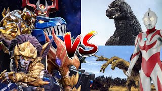 Gigabash Mighty DLC: Team POWER RANGERS (MY) VS GODZILLA & ULTRAMAN