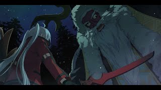 Sword Art Online Integral Factor Santa Claus in Blue Decline Cutscene