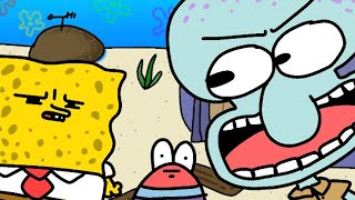 SpongeBob steals squidwards lungs