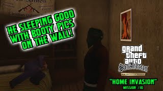 "Home Invasion" Mission #10 • Old man sleeping good! GTA San Andreas Definitive Edition Gameplay