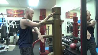 Kung Fu Wooden Dummy Beginners Phoenix Form Training