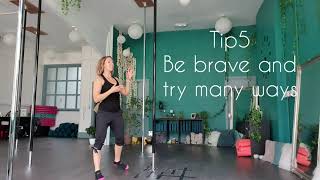 How to make a pole flow? keep it simple 💪😁🔥 Useful tips for pole dancing