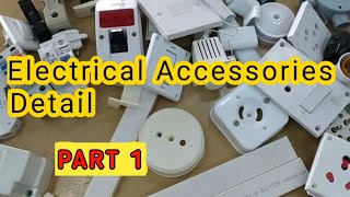 Electrical accessories list Part 1 | electrical wiring materials names | electrical item names list