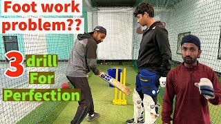 Ye 3 drills karo apne batting footwork ko sharp krne k liye how to improve footwork in batting