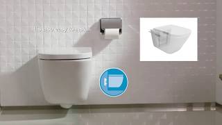 Подвесной унитаз Roca WC Clean Rim marque