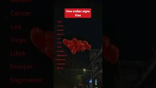 How zodiac signs kiss |#shorts #shortsfeed #zodiac #zodiacsigns #astrology #horoscope #yt #aesthetic