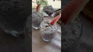 Overnight oats with nectarine 🍑 #shorts #short #shortvideos #vegan #baking #fitness #healthy