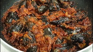 Tasty stuffed Brinjal curry