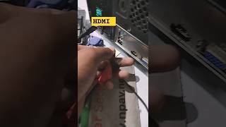 How to Insert HDMI Cable And Plug Out Properly#macnitesh#2024shorts#hdmi