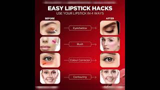 Easy lipstick Hacks!!! 💄 #cover #music #bts #makeup