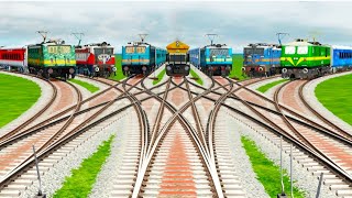 Goods train divided into two parts #indianrailways #railway #trending #shorts #trendingvideo