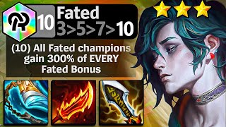 10 FATED IS AN INSTANT WIN! I Was So Close To Losing But Then I Got Lucky On Carousel! | TFT Set 11