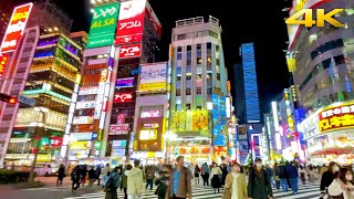 🇯🇵 Shinjuku Kabukicho Night Walk | LoFi beats・4K