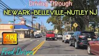 (4K) Driving Through Newark-Nutley-Belleville NJ! #driving #essexcountynj