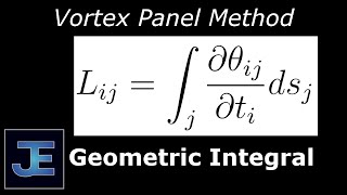 Vortex Panel Method: Tangential Velocity Geometric Integral [L(ij)]