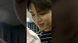 Jimin is so sweet at all and also he didn't sleeped whole night because he have to edit that video!💜