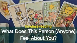 What Does This Person (Anyone) Feel About You?| Timeless Reading 🍀😇✨️