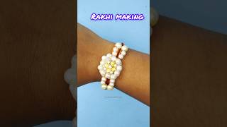 easy rakhi making✨#viralreels #rakhi #shorts #rakshabandhan #trending