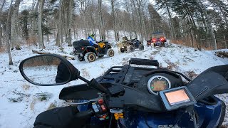 First Ride on the snow in 2024 | 3 ❌ Can-Am's vs 2 ❌ CF Moto's vs Polaris 🔝