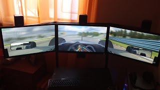 Iracing Formula 1 @ Watkins Glen Triple screen