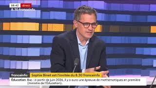 Le 8h30 franceinfo de Sophie Binet