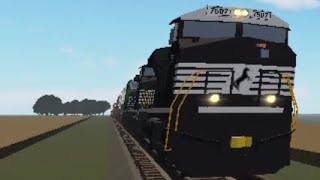 NS 7507 Nice K5HL Leading Intermodal Tren Mas Poderoso de Roblox