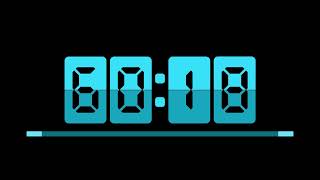 68 minutes Countdown Timer flip clock