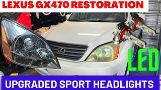 How to Replace Lexus GX470 Headlights | GX470 Bumper Removal | H11 LED Bulbs