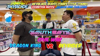 The Dragon King VS The Beyrider | Beyblade Burst Competitive Exhibition Match ベイブレードバースト