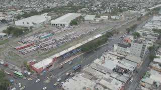 Volando la zona de san Bernabé en mty NL después del ciclón Alberto