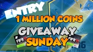 1 MILLION COINS - ENTRY - GIVEAWAY SUNDAY - WEEK 1