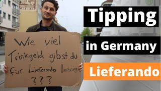 How much should I tip for take out deliveries in Germany? Let's ask the city!