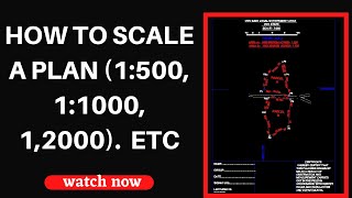 scale of plan | how to set plan scale to 1:500, 1:1000, 1:2000, 1:5000..., |