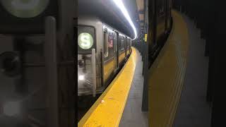 MTA Shuttle Train At Times Square 42nd Street