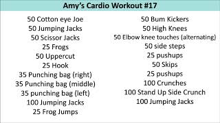 (#17) Amy's Cardio Workout