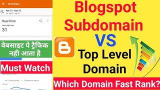 Blogspot Vs Top Level Domain Which One is Best For Blogging You Need To Know This?