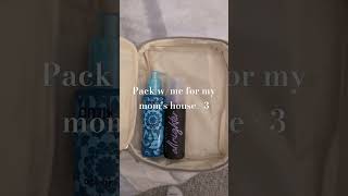 pack with me for my mom's house (part one) #packing #aesthetic #girls #shorts