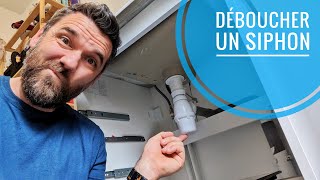 comment démonter, déboucher et nettoyer un siphon - tuto