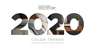 BEHR® 2020 Color Trends Project: Chalk Decorative Paint Refresh