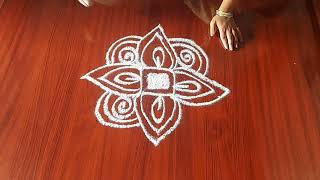 Daliy Rangolis 🌺design by //rangoli//#rangoli #muggulu #designs #kolam #colour