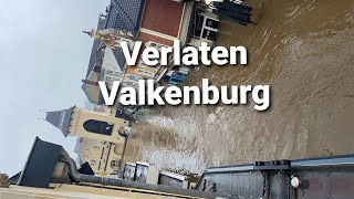 Valkenburg centrum helemaal verlaten | Overstroming Valkenburg